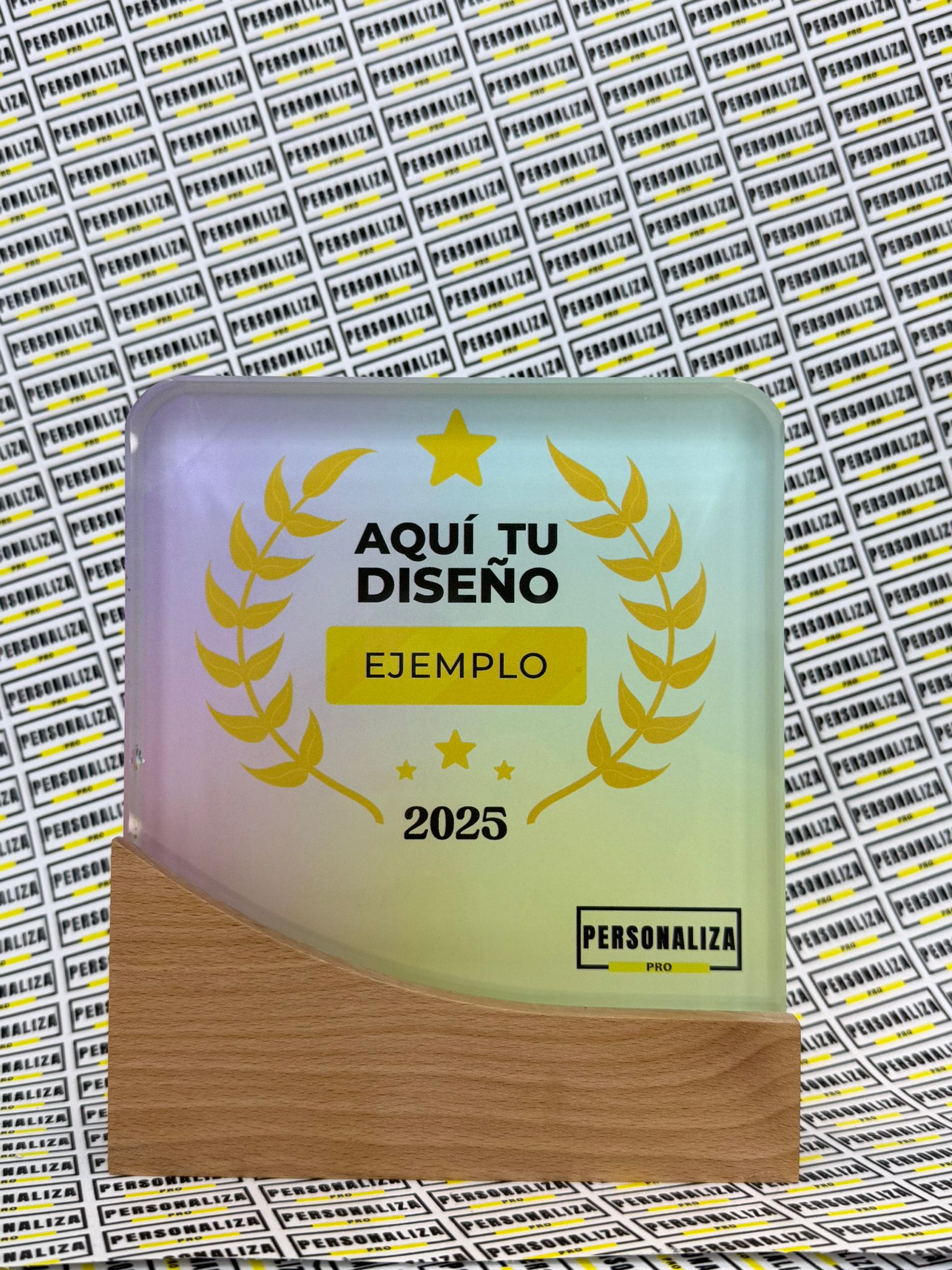 Trofeo Cristal Personalizable