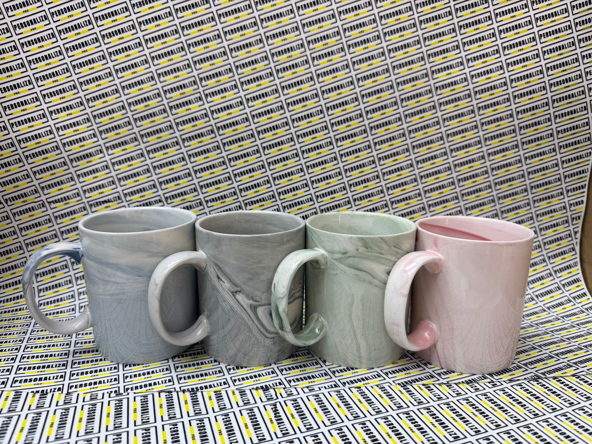 Marble effect mug