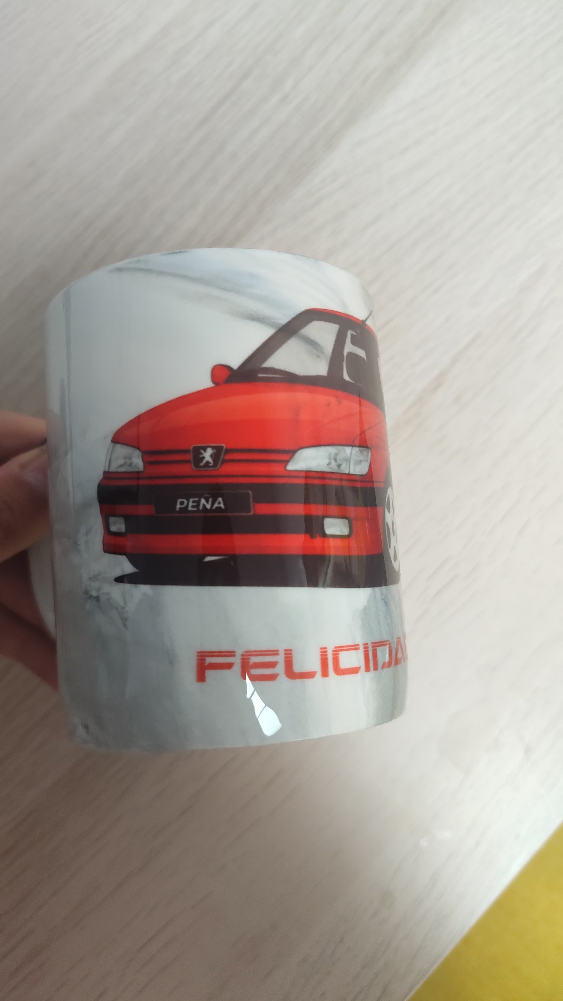 Marble effect mug